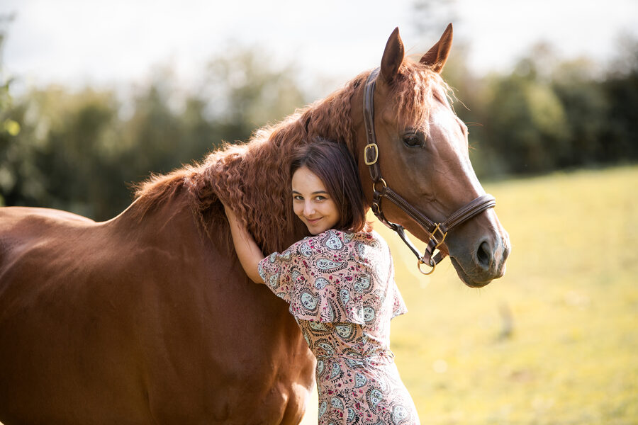 Séance photo équestre – Cavalier et cheval